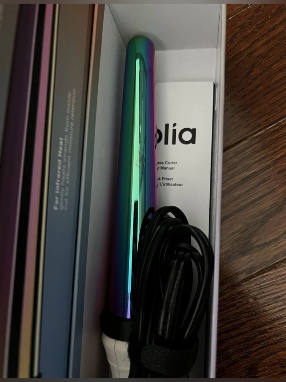 New Solia Professional Curling Iron 3/4” - 1 1/4” Prismatic Titanium Barrel - Picture 7 of 8